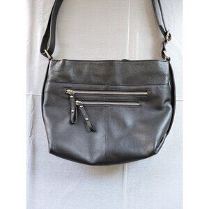 Great American Leather Works Shoulder Bag Cross Body Business Goth Pebbled